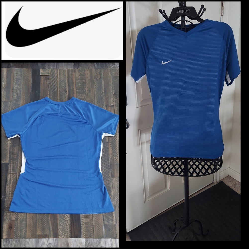 NIKE Blue Dri-Fit women's top size Large
